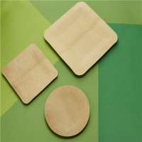 Food grade disposable wooden dinner plates