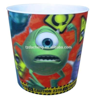 Children Loving Items 3D Lenticular Printing mini trash bin