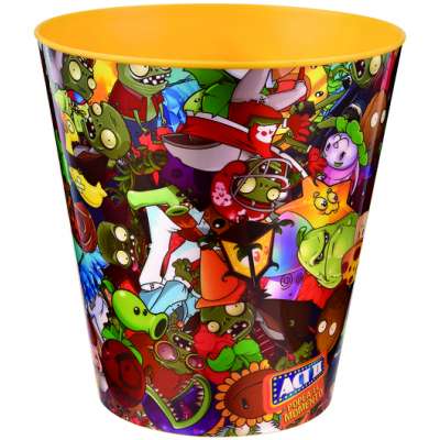 Colorful Plastic 3D Lenticular Printing small trash bin trash can cartoon trash bin