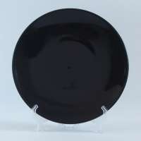 cheap modern creative wholesale American style black ceramic plate W0303