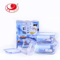 Wholesale Glass Portable Food Preservation Box Sanitary Meal Box